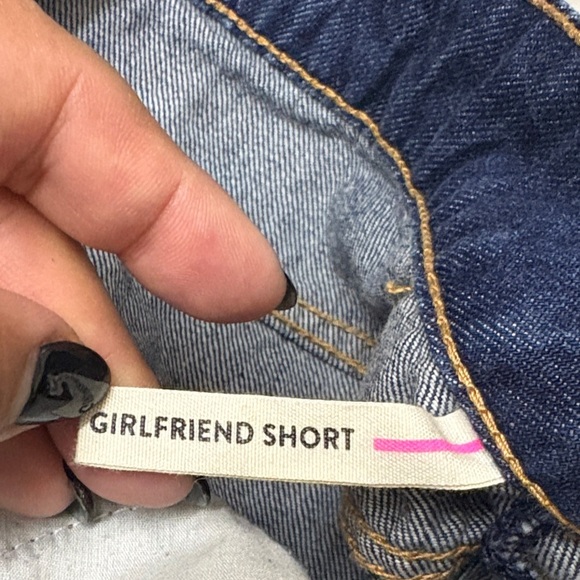 Garage Distressed Denim Shorts- measurements suggest size 8 - Picture 3 of 10